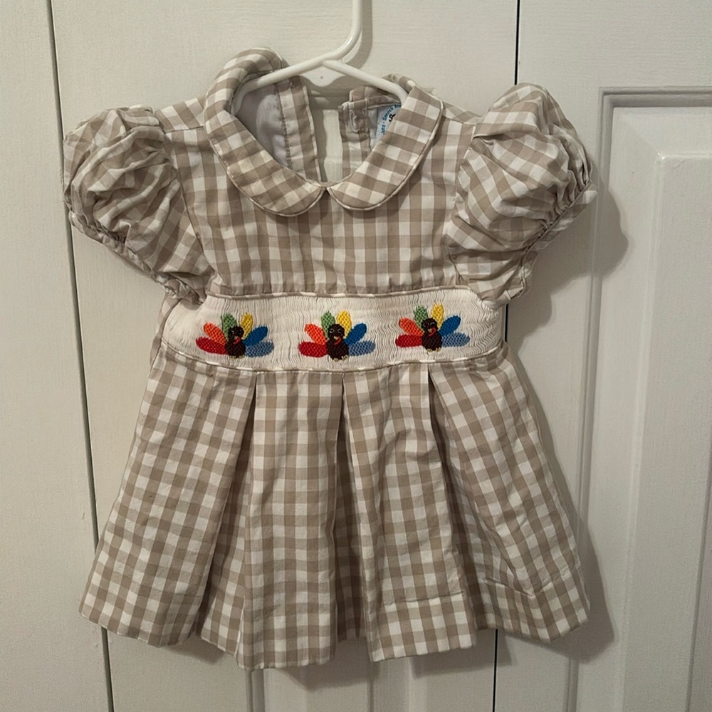 Smock Monkey Thanksgiving Turkey dress